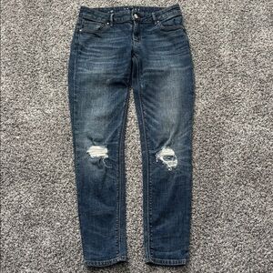 EUC WHBM The Skinny Destructed Jeans Size 4P